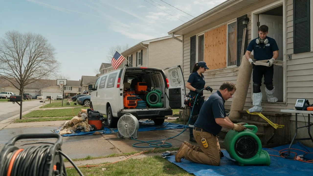 Water Damage Restoration in Bergholz, OH near me